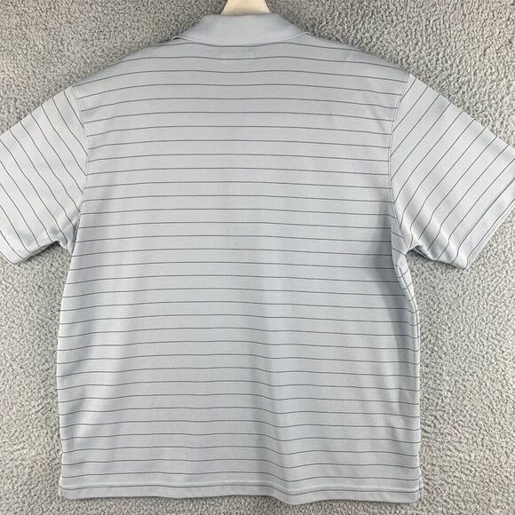 Pro Tour Shirt Mens Extra Large Gray‎ Stripe Coolplay Golf Polo Golfer Casual - Picture 5 of 10
